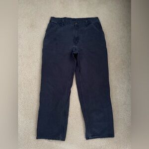 Carhartt Vintage Distressed Wide Fit Workwear Utility Pants